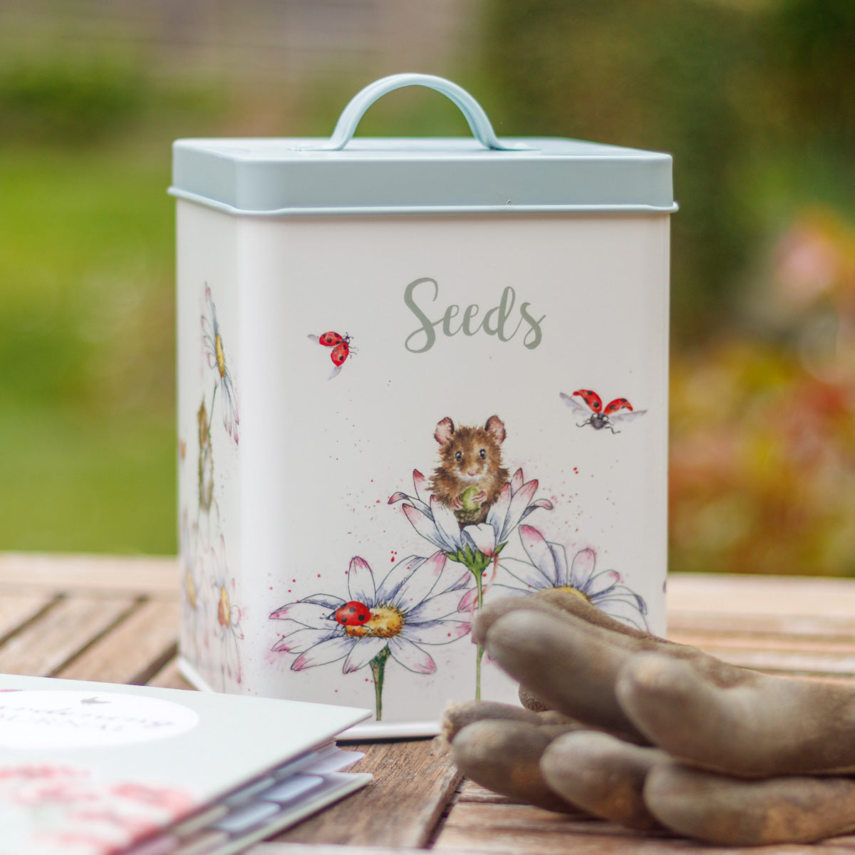 Wrendale Seed Box with 25 Flower seed packets