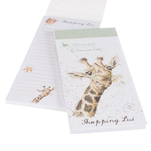 Wrendale Giraffe Shopping List Notepad